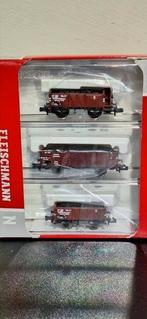 Fleischmann goederenwagons 820802, Gelijkstroom, Fleischmann, Wagon, Ophalen of Verzenden