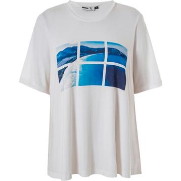 Wit/blauw shirt van Studio Maat 50/52 L nu €19,95 beschikbaar voor biedingen