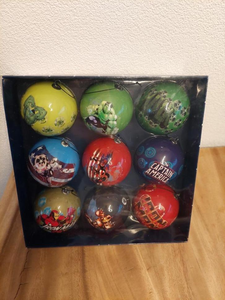 Kerst: Marvel Avengers Kerstballen nieuw, Diversen, Kerst, Nieuw, Ophalen of Verzenden