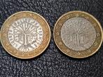 Frankrijk 1 euro uit 1999 met misslag (2 stuks), Ophalen of Verzenden, Frankrijk, 1 euro, Losse munt