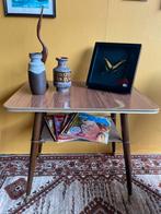 Vintage jaren 60/70 side table/ bijzet tafel gouden details, Ophalen, Vintage, ?, Zo goed als nieuw