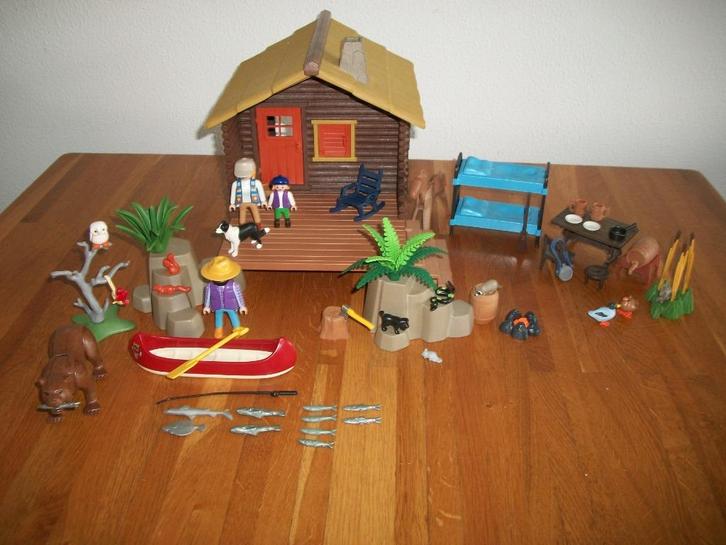 3826 de blokhut / vissershut, Kinderen en Baby's, Speelgoed | Playmobil, Gebruikt, Complete set, Ophalen of Verzenden