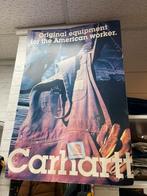 Reclame borden karton 80s en 90s Barbour, Carhartt, Ophalen, Gebruikt, Reclamebord