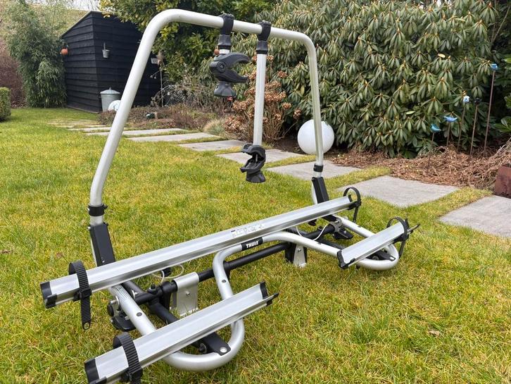 Thule Caravan Superb fietsendrager - grey, Caravans en Kamperen, Caravan accessoires, Zo goed als nieuw, Ophalen of Verzenden