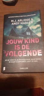 MJ Arlidge & Andy Maslen jouw kind is de volgende, Boeken, Ophalen, Zo goed als nieuw, Nederland, M.J. Arlidge