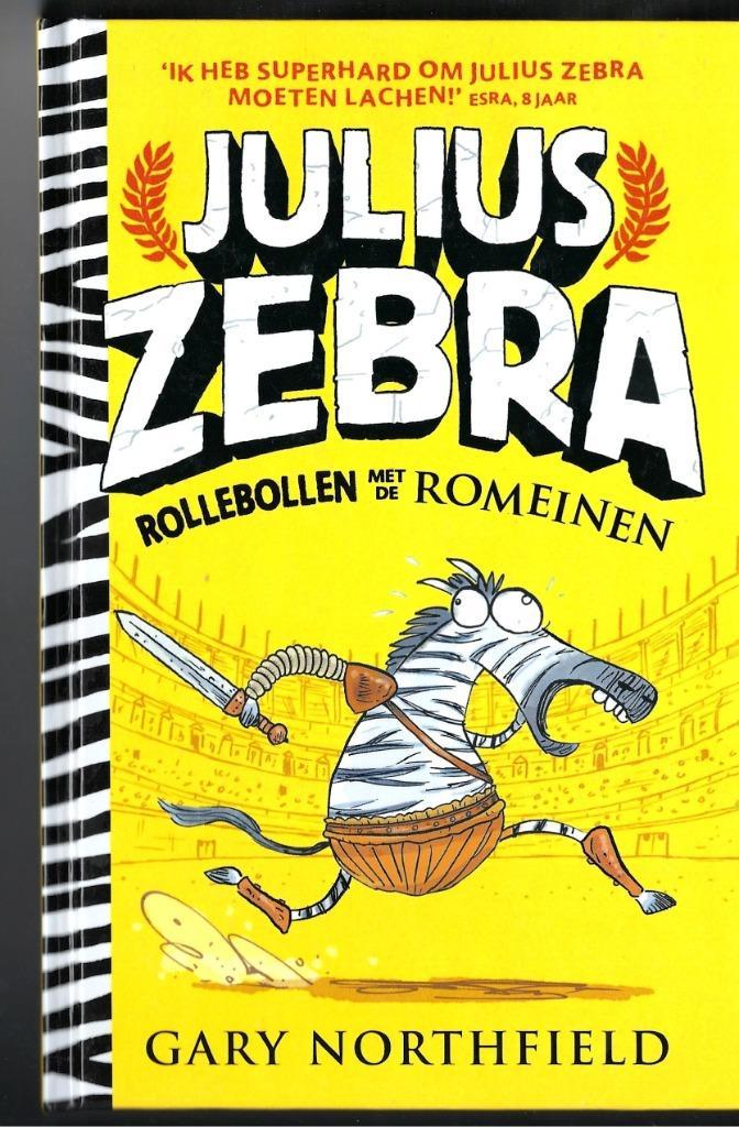 Julius Zebra - Rollebollen met de Romeinen - Gary Northfield, Boeken, Kinderboeken | Jeugd | 10 tot 12 jaar, Zo goed als nieuw