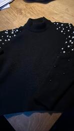 Zwarte trui met parels !!!!!, Kleding | Dames, Truien en Vesten, Ophalen of Verzenden, Zo goed als nieuw, Maat 38/40 (M), Zwart