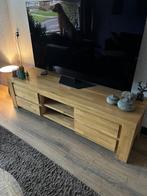Tv meubel hout, Huis en Inrichting, Kasten | Televisiemeubels, Ophalen, 150 tot 200 cm, Eikenhout, Zo goed als nieuw