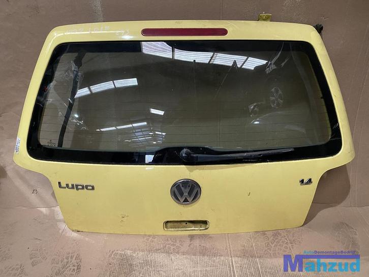 VW LUPO GEEL LD1B Achterklep achterdeur, Auto-onderdelen, Carrosserie en Plaatwerk, Achterklep, Volkswagen, Achter, Gebruikt, Ophalen of Verzenden