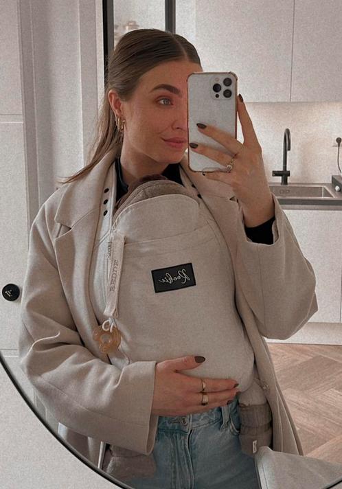 Rookie premium draagzak beige, Kinderen en Baby's, Babydragers en Draagdoeken, Zo goed als nieuw, Draagzak, Overige merken, Ophalen