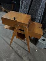 Antiek vintage retro naaidoos hout garen handwerkbox, Hobby en Vrije tijd, Naaien en Fournituren, Ophalen of Verzenden, Zo goed als nieuw