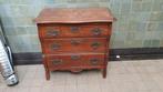 Antiek houten kastje 3 laden, Antiek en Kunst, Ophalen