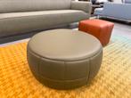 Nieuw Design on Stock Barrell 80 Poef Basque Forrest Leer, Huis en Inrichting, Rond, Leer, Ophalen of Verzenden, 75 tot 100 cm