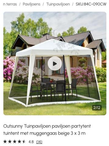 Partytenten nieuw ın doos  beschikbaar voor biedingen