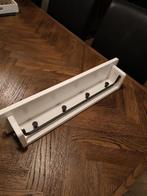 Mooie witte Ikea wandkapstok van hout, Ophalen of Verzenden, Zo goed als nieuw, Hout, Wandkapstok