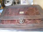 vintage schoudertas van Marc Chantal Italy., Overige merken, Bruin, Nieuw, Ophalen of Verzenden