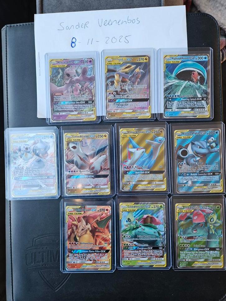 Tag team pokemonkaarten NM/Mint, Hobby en Vrije tijd, Verzamelkaartspellen | Pokémon, Ophalen of Verzenden