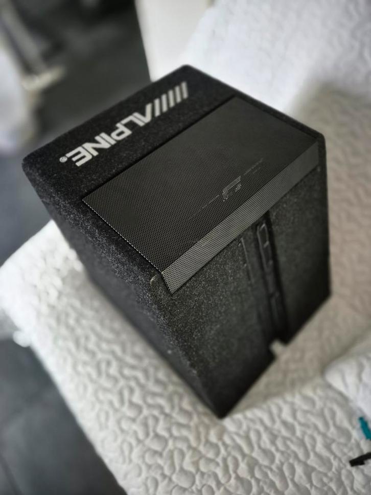 Alpine Subwoofer model SWE-815 MXE-M150CKD, Auto diversen, Autospeakers, Zo goed als nieuw, Ophalen of Verzenden