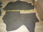 Stoer ruig vintagelook grijs nr 2 soepel echt leer rundleer, Hobby en Vrije tijd, Verzenden, Leer of Kunstleer, Nieuw, 30 tot 120 cm