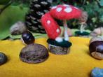 Vilt paddenstoel waldorf  antroposofisch mooi schattig, Hobby en Vrije tijd, Vilt, Ophalen of Verzenden, Nieuw, Figuurtje(s), Wolvilt