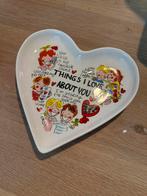 Blond Amsterdam Bord 'Love', Ophalen, Porselein of Keramiek, Schaal, Zo goed als nieuw