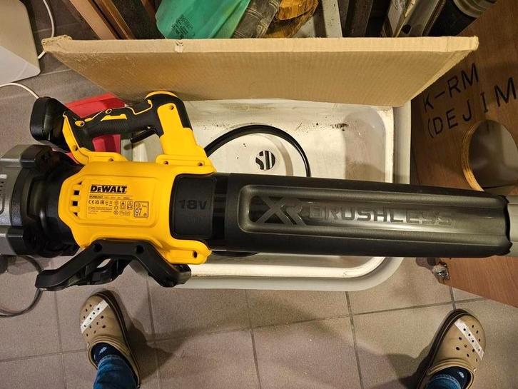 De Walt 18V Accu Bladblazer - Zo goed als nieuw!, Tuin en Terras, Bladblazers, Zo goed als nieuw, Handgedragen, Accu, Ophalen of Verzenden