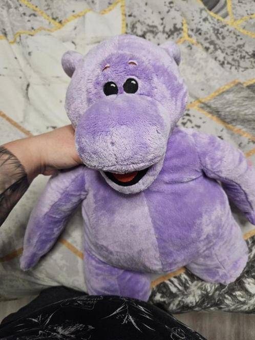 Paarse nijlpaard knuffel -- Bol&Smik, Kinderen en Baby's, Speelgoed | Knuffels en Pluche, Zo goed als nieuw, Overige typen, Ophalen of Verzenden