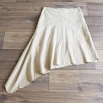 Prachtige Leren Benedetta Novy Rok (M) € 55,-, Kleding | Dames, Rokken, Maat 38/40 (M), Beige, Benedetta Novy, Ophalen of Verzenden
