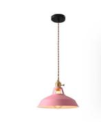Nieuw in doos Morandi Moderne LED Hanglamp Metaal roze (2 x), Minder dan 50 cm, Nieuw, Ophalen of Verzenden, Metaal