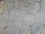 Hexagon tuin tegels 65m2, Ophalen of Verzenden, Gebruikt, Beton, Terrastegels