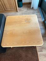 Vierkante eiken Salontafel 79x79x45cm, Huis en Inrichting, Ophalen, Gebruikt, 50 tot 100 cm, Vierkant