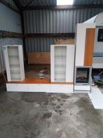 Draaibare wandkast met sfeerhaard, Gebruikt, 100 tot 150 cm, Ophalen of Verzenden, Modern