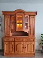 Blank eiken buffet kast, Ophalen, Gebruikt, Eikenhout, 150 tot 200 cm