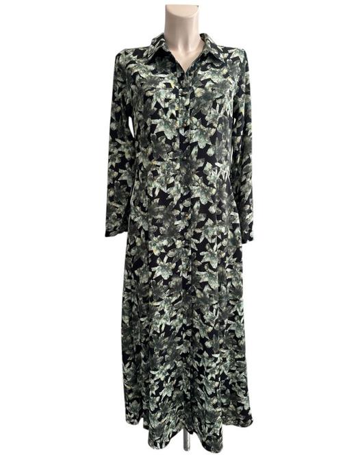 Est'seven jurk maxi M, Kleding | Dames, Jurken, Zo goed als nieuw, Maat 38/40 (M), Groen, Onder de knie, Ophalen of Verzenden
