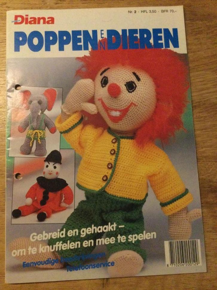 Poppen en dieren haken en breien, Hobby en Vrije tijd, Breien en Haken, Breien of Haken, Patroon of Boek, Ophalen of Verzenden