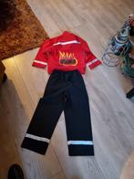 Brandweer verkleedkleding maat 140 zeer goede staat., Kinderen en Baby's, Carnavalskleding en Verkleedspullen, Ophalen of Verzenden