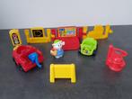 Fisher Price Little People werkplaats garage, Ophalen of Verzenden, Gebruikt, Speelset