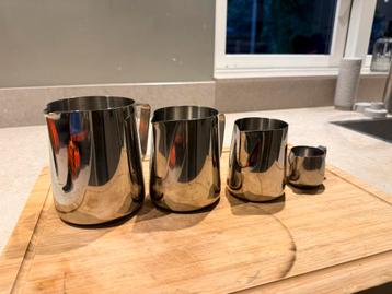 Melkkannetjes Set voor Cappuccino & Espresso beschikbaar voor biedingen