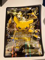 Pokemon Jumbo Kaart - Pikachu EX XY124, Ophalen of Verzenden, Zo goed als nieuw, Losse kaart, Foil