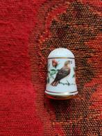 Franklin Mint porseleinen vingerhoedje nagtegaal, Ophalen of Verzenden, Zo goed als nieuw