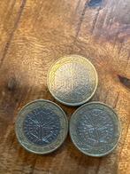 3x 1 Euro Frankrijk 1999, Ophalen of Verzenden, Frankrijk, 1 euro, Losse munt