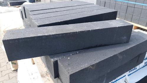 Lineablock 10x10x60 cm Black linia muurblok zwart: J&W 07, Tuin en Terras, Bielzen en Borders, Nieuw, Blok, Beton, Minder dan 25 cm