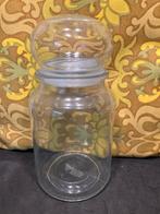 Vintage glazen stopfles (170425), Ophalen of Verzenden