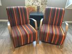 Fauteuils, Huis en Inrichting, Stoelen, Ophalen, Twee, Bruin, Zo goed als nieuw