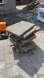 GRATIS ophalen - gewassen grindstenen 30x60, Tuin en Terras, Tegels en Klinkers, Ophalen, Gebruikt, Beton, Klinkers
