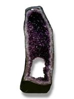 Donkerpaarse Amethist portaal Geode! - TOPSTUK !!, Verzamelen, Mineralen en Fossielen, Ophalen, Mineraal