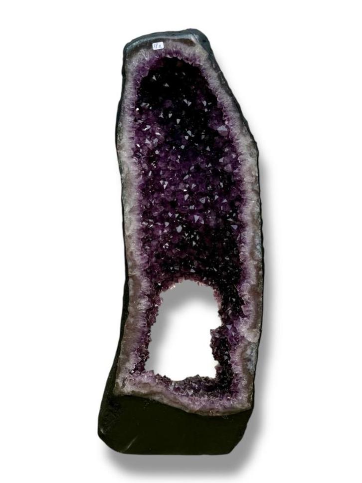 Donkerpaarse Amethist portaal Geode! - TOPSTUK !!, Verzamelen, Mineralen en Fossielen, Mineraal, Ophalen