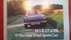 MGB GT & V8 The great British sports car folder van 1973, Overige merken, Ophalen of Verzenden, Zo goed als nieuw