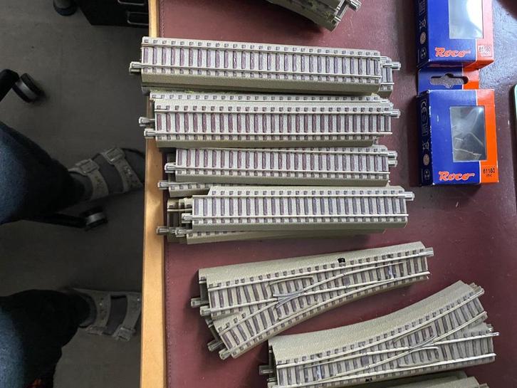 Roco geoline rails en wissels, Hobby en Vrije tijd, Modeltreinen | H0, Gebruikt, Rails, Gelijkstroom, Roco, Ophalen of Verzenden