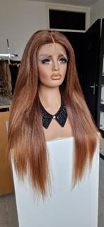 Basic Lace Pruik: Ombre Bruin, Stijl, 75cm, Voller model, Ophalen of Verzenden, Nieuw, Pruik of Haarverlenging
